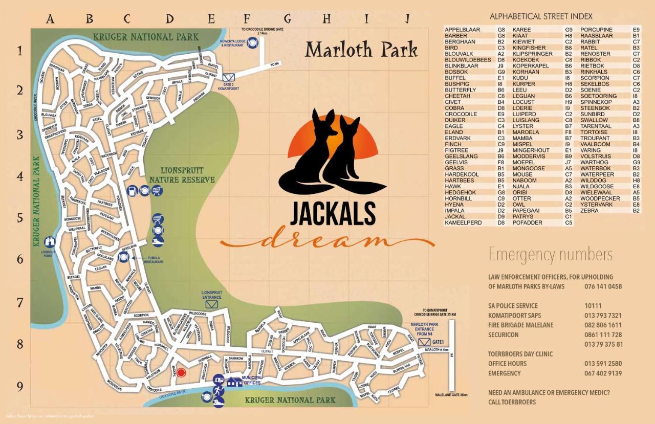 Jackals Dream - Self Catering Villa Bordering Kruger National Park Марлот-Парк Екстер'єр фото